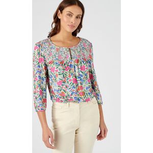 Damart - Soepele blouse in viscose - Dames - Roze - XL