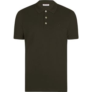 Felix Hardy - Polo Shirt - Khaki - Korte Mouw - Katoenen Pique