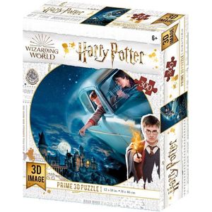 Harry Potter - Harry en Ron in de Ford Anglia Puzzel 300 stk 46x31 cm - met 3D lenticulair effect