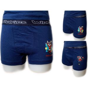 Embrator 2-stuks Jongens Boxershorts met opdruk donkerblauw maat 140/146