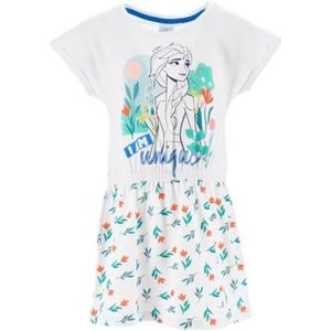 Disney Frozen Jurk - Wit - I am Unique - Maat 98/104