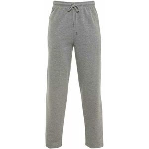 Heren Joggingbroek Fleece Trainingspak Casual met Open Bodem en Zip Zakken