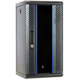 DSIT 10 inch 12U serverkast met glazen deur 312x310x618mm (BxDxH) - serverbehuizing - serverrack