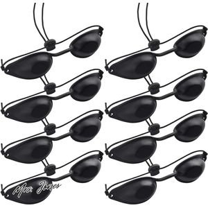 Mrs. Jones 8 Stuks Solarium Veiligheidsbril UV Oogveiligheidsbril Betrouwbare Infrarood Solarium Veiligheidsbril voor Lichttherapie Zonnebank Schoonheid Zonnebril IPL Behandeling LED Lichttherapie .