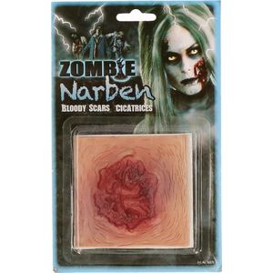 Halloween Bloederige horror nep wond - Zombie wonden - Halloween verkleed accessoires