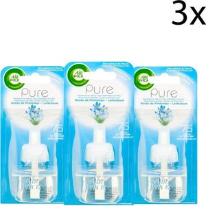 Air Wick Elektrische Geurverspreider Luchtverfrisser - Pure Lentedauw - Navulling 19ml x3