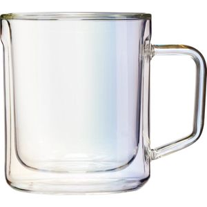 Corkcicle Glazen Mok Set van 2 – Prisma – 355ml bekers - Corkcicle Glass Mug Set of 2 - 355ml - Double Pack – Prism – 7501P
