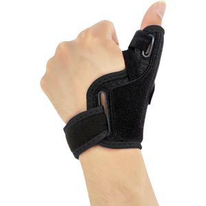 U Fit One Duimbrace - Duimbandage Universeel - Voorgevormd - Dubbele Sluiting - Zwart - 1 Stuk