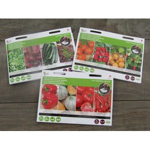 Assortiment Zaadmatjes (12 Soorten Groente) - Kerstcadeau - Black Friday 2021