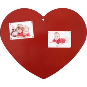 Deknudt Frames magneetbord S65CM4 M - rood - metaal - hartvorm