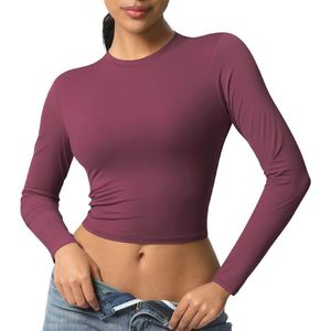 Dames Sport T-shirt Korte Mouw Ademend Functioneel Crop Top voor Yoga en Fitness