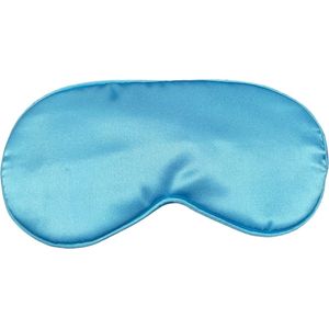 Zijden slaapmasker - licht blauw