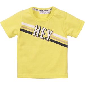 Dirkje - T shirt jongens - Neon Yellow - Maat 56