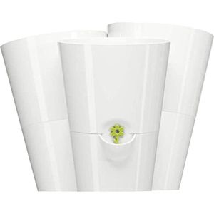 Fresh Herbs trio pot vensterbank - 3 x 12 liter - wit