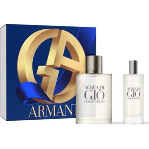 Armani Acqua di Gio Giftset - 50 ml eau de toilette spray + 15 ml eau de toilette spray - cadeauset voor heren