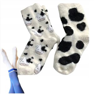 2-Pack Dames & Heren Kerstsokken - Dikke Pluche Wintersokken