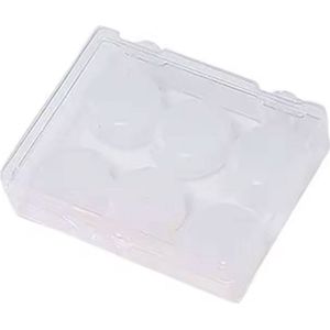 Siliconen oordoppen - Zelf te vormen oordopjes - Kneedbaar - 6 stuks - Wit - in Handig opbergdoosje - One size - Oorbescherming - CHPN