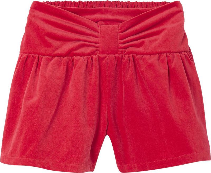 Vertbaudet - Meisjesshort - Glad Fluweel - Geknoopt Effect Vooraan