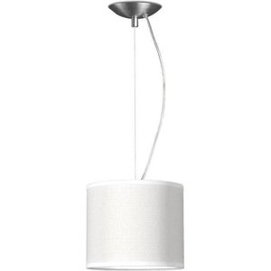 Home Sweet Home hanglamp Bling - verlichtingspendel Deluxe inclusief lampenkap - lampenkap 16/16/15cm - pendel lengte 100 cm - geschikt voor E27 LED lamp - wit