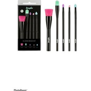 Make-up Kwasten - Borstelset - Inclusief Foundation, Concealer, Oogschaduw, Schuine en Lipborstel