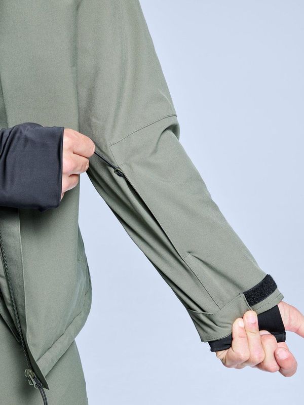 POEDERBAAS - arctic 2l insulated jacket men - Ski jack heren - Donkergroen