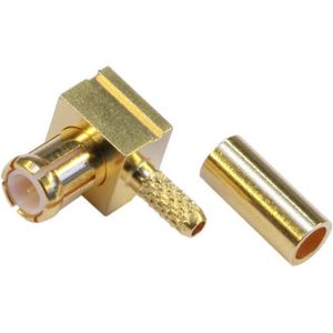 Telegärtner 100024981 100024981 MCX-connector Stekker, haaks 50 Ω 1 stuk(s)