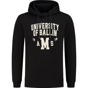 Ballin Amsterdam - Heren Regular fit Sweaters Hoodie LS - Black - Maat L