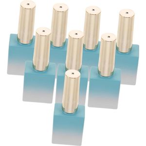 8 stks Nagellak Fles Nail Olie Fles met Borstel Applicator Cap Mini Foundation Fles Lege Gel Fles met Borstel Nagellak Bulk Lege Nagellak Fles Glas