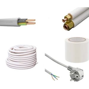 Airco aansluitpakket - 1/4 x 3/8 - 3 meter