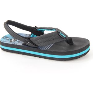Reef Little Ahi Jongens Slippers - Aqua Palms