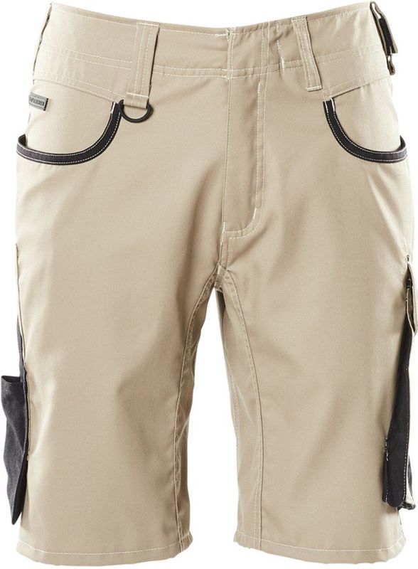 Mascot - Unique Shorts 18349-230 - Korte Broek - Lichtkhaki/Zwart - 50% Katoen/50% Polyester