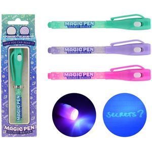 Geheime Pen 1 stuk - Onzichtbare inkt pen - UV pen - Magic pen - Geheimschrift pen - Onzichtbare pen