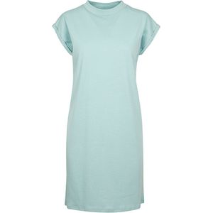 Super Oversized damesshirt 'Turtle Shoulder Dress' Blue Mint - 3XL