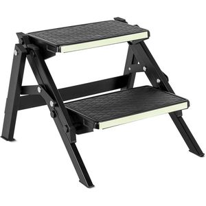 Brunner Ruckstep zwart fluo opvouwbaar dubbel opstapje