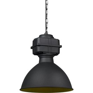 QAZQA sicko - Moderne LED Smart Hanglamp incl. wifi - 1 lichts - Ø 38.5 cm - Zwart - Industrieel - Woonkamer | Slaapkamer | Keuken