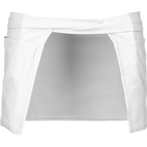 Schort/Tuniek/Werkblouse Unisex One Size Kariban White 100% Katoen