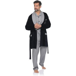 Korte Velours Badjas voor Heren - Elegant en Stijlvol