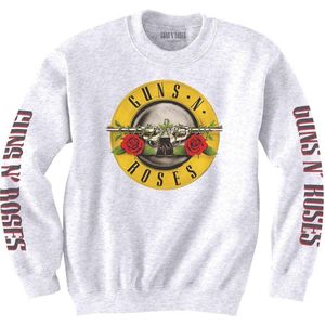 Guns N' Roses - Classic Text & Logos Sweater/trui - L - Wit