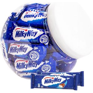 Milky Way Mini 'Chocolate Treat Jar' - chocolade met nougat - melkchocolade - chocoladecadeau - 550g