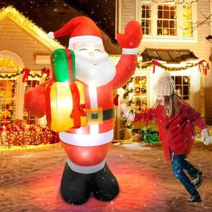ItsIn® - Opblaasbare Kerstman - Opblaasbaar Kerstfiguur - Kerstman - Kerstversiering - Kerstverlichting buiten - Kerstmis decoratie - Met Led Verlichting - Binnen en Buiten - 1.5M Hoog - 0.9M Breed - Kabel: 1.5M Lang