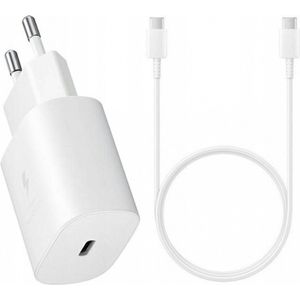 YGX Samsung Universele USB-C adapter/oplader met 1m kabel - Snellader (25W) - Wit