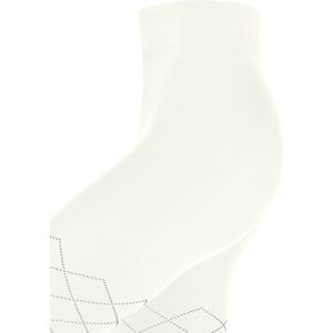Damen Argyle Affair gedessineerd katoen panty dames off-white - maat 2040