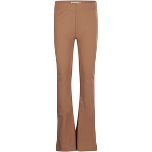 No Way Monday-Meisjes broek flared-Faded bruin- Maat 134