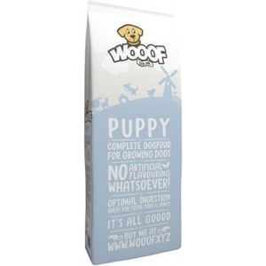 WOOOF Puppy - Geperst hondenvoer - Geperste hondenbrokken - Droogvoer - 14KG