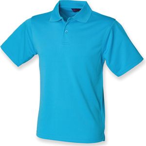 Henbury Men´s Coolplus® Polo Shirt H475 - Turquoise - XXL