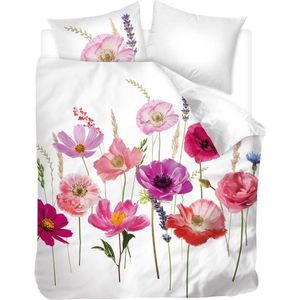 Snoozing - Juli - Dekbedovertrek - Wit - Tweepersoons - 200x200/220 cm