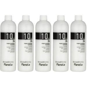 5x Fanola Waterstof 3% (10 volume) 300ml