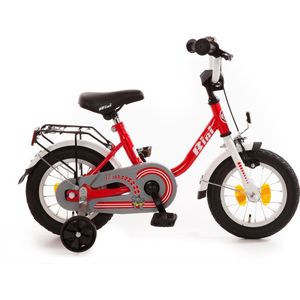 Bibi kinderfiets 12,5 inch rood/wit