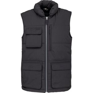 Bodywarmer Heren 5XL WK. Designed To Work Mouwloos Dark Grey 100% Polyester