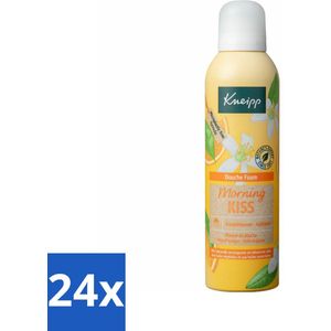 24 x Kneipp - Douche schuim - Morning Kiss - Oranjebloesem - 200 ml - Douche Foam - Kneipp - Orangenbloesem - Verzorging - Hydrateren